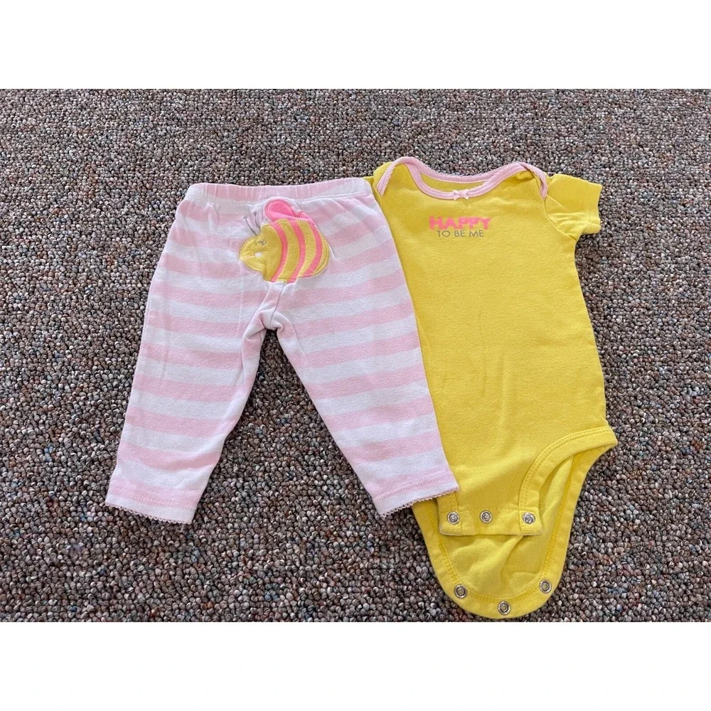 Carter's Girls Happy to Be Me Bee Outfit 6M